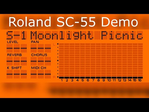 1991 Roland Sound Canvas (SC-55) Demo Song