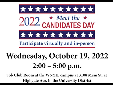 WNYIL Meet the Candidates 10-19-22