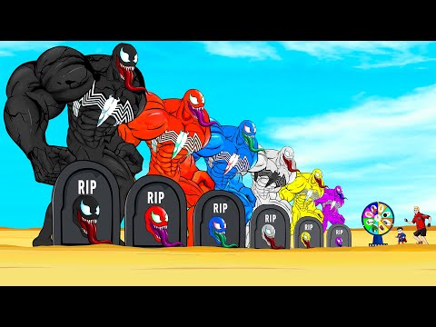 Rescue ALL VENOM COLORS Family & HULK, SPIDERMAN, SUPERMAN : Returning From The Dead SECRET - FUNNY