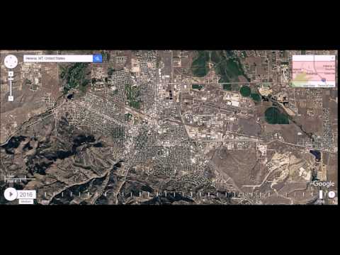 Helena, Montana - Urban Sprawl Time Lapse