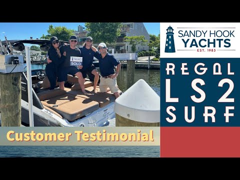 Happy Customer's Regal LS2 Surf Experience | Sandy Hook Yachts Testimonial