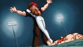 Baki hanma VS yujiro hanma 😱 fight #baki #shortsfeed #viralvideo🥵 #anime #power🥶