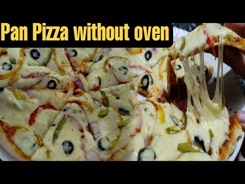 Pizza recipe without oven | Pan pizza without oven in tamil |