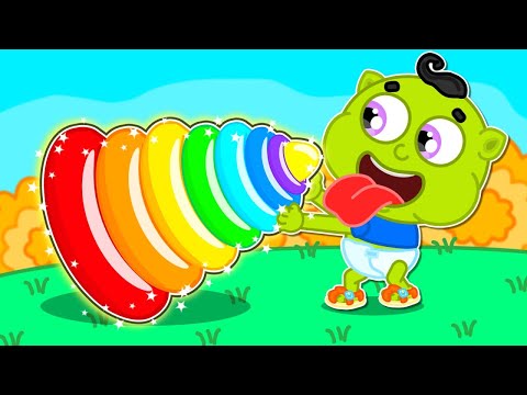 LionET | Playing with Stacking Rings for Children  | Cartoon for Kids