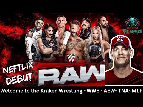 WWE RAW DEBUT ON NETFLIX. January 6th 2025 #wweraw