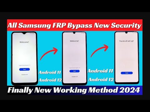 All Samsung FRP Bypass 2024|Samsung Google Lock Remove Android 11/12/13/14 New Method No *#0*#