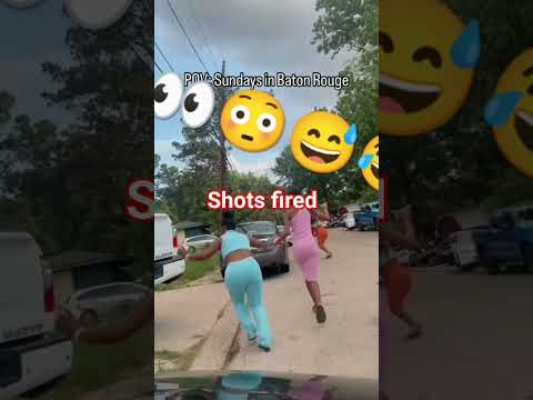 Woman shot at during gathering.Must watch.Such a shame 👀👀😲😲 #glockboy #comedy #batonrouge