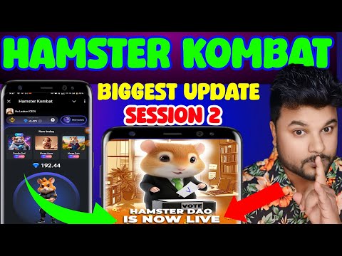 Hamster Kombat Biggest Update l Hamster Session 2 Airdrop l Hamster Kombat