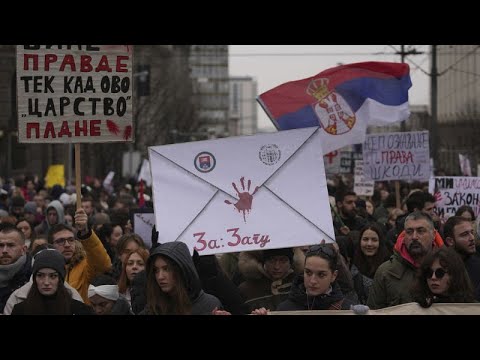 15 minutes for 15 lives: Students in Serbia demand accountability for Novi Sad tragedy