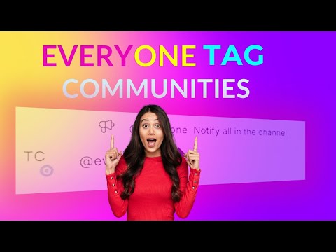 How To Use The @EVERYONE Tag In Communities  #crm #skoolalternative #kajabialternative