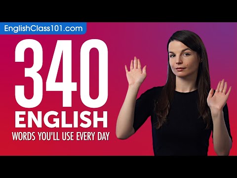 340 English Words You'll Use Every Day - Basic Vocabulary #74