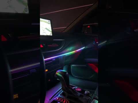 AUDI A7 AMBIENT LIGHTING 🔥🔥🔥 #cars #viral #viralvideos #carslover #audi #bmw #amg #mercedes