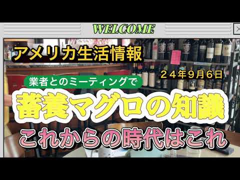 アメリカ生活情報　マグロの業者との打ち合わせ