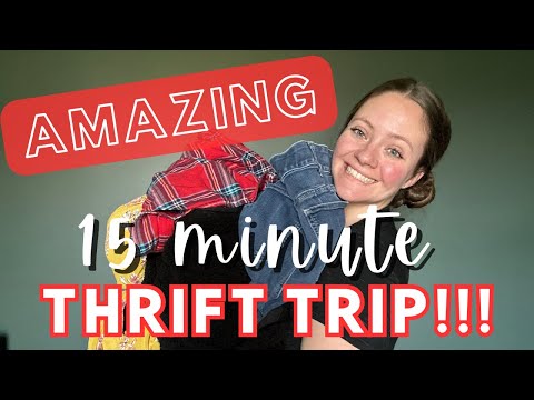 You won’t believe what I found in 15 minutes!!! Thrift haul to resell on Poshmark for a PROFIT 🤑