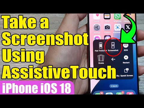 📱 How to Take a Screenshot Using AssistiveTouch on iPhone iOS 18