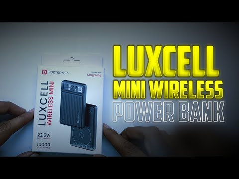 Luxcell wireless mini power Bank unboxing || #unboxing #powerbank #wireless #phone #magsafecharger