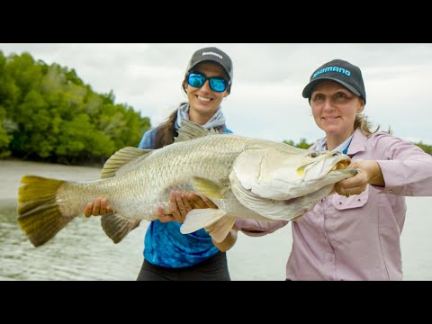 Bridget and Amy chase the Million Dollar Barra | Million Dollar Fish Competition