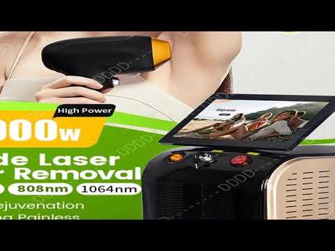 Professional 808nm Diode Laser Remove Hair Machine Skin Rejuvenation Ice Titanium Painless