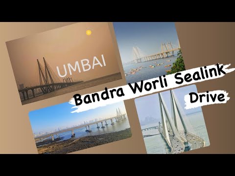 Bandra - Worli SeaLink | Mumbai | DashCam Video| Sunset | Beautiful bridges in India