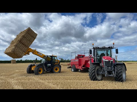 Gone baling walk round and square bales.