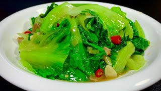 When frying lettuce, remember not to blanch or fry it directly, learn a trick