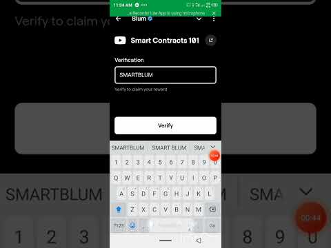 Smart Contracts 101 Blumverification code | Smart Contrac