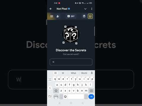 Not Pixel Secret Word | Not Pixel Secret Code 20 Nov | Not Pixel Airdrop | Not Pixel Listing Date