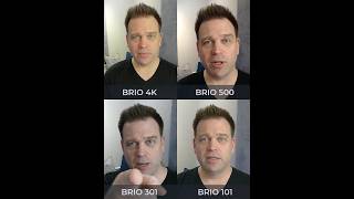 📷2025 Logitech BRIO budget webcam comparison (100, 300, 500, 4K) #streaming #microsoftteams