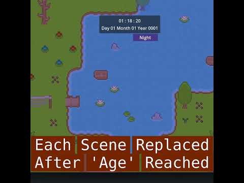 Scene Age & Replace with World Time in Godot 4