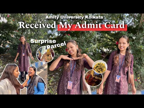 Finally Received My ADMIT CARD | Surprise Parcel😋|Amity University Kolkata| #vlog |Mansi Gupta|MG441