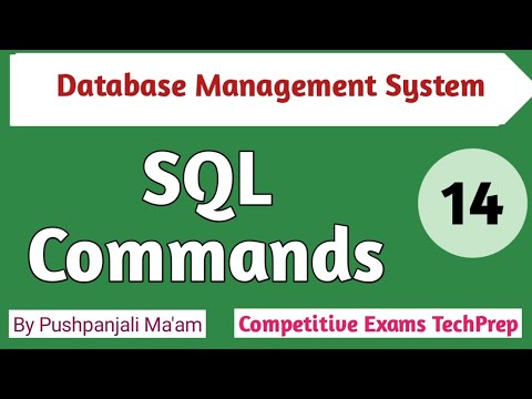 SQL Commands in DBMS | Dml Commands| DCl |DQL |TCL Commands in Hindi