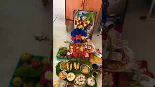 Varalakshmi Devi vratham Akka valla Intlo pooja