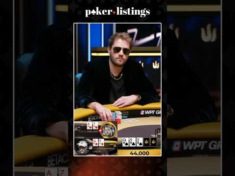 Linus Loeliger tries to pressure Petrangelo with A-high? #tritonpoker #poker