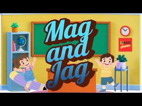 Mag and Jag | 1-Minute Reading Practice | Word Family “-ag”