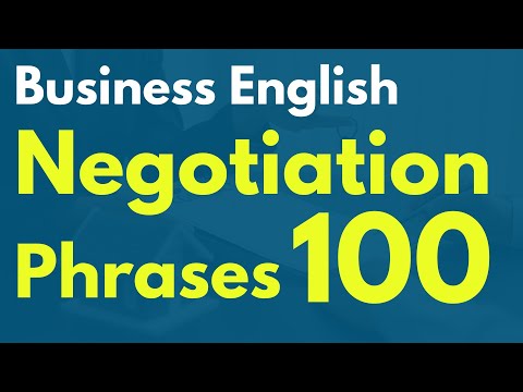 Business English Negotiation Phrases to improve your business skills !