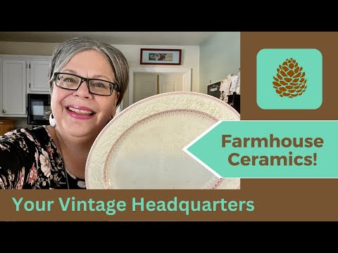 Antique Farmhouse Ceramic Finds! Thrift Store - Estate Sale - Flea Market Haul