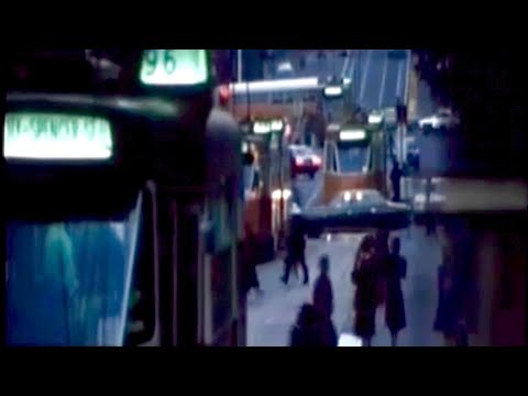 Friday Night on Bourke St Melbourne 1980.