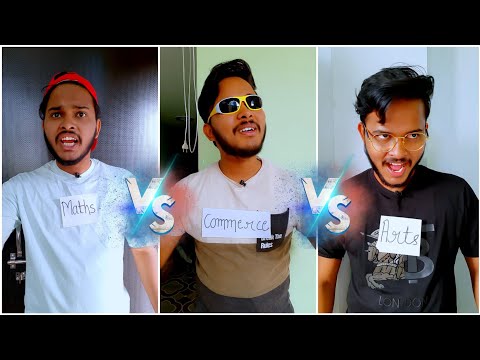 Science Vs Commerce Vs Arts 🤣 #aruj #funny #shorts #youtubepartner