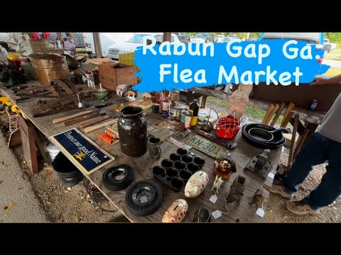 Rabun Gap Ga. Flea Market shop with me for Antiques and Vintage Treasures