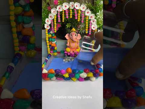 DIY Ganpati decoration ideas #shorts