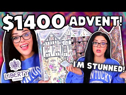 UNREAL $1400 LUXURY CALENDAR! Good or Just EXPENSIVE?! | Liberty London Advent Calendar 2023