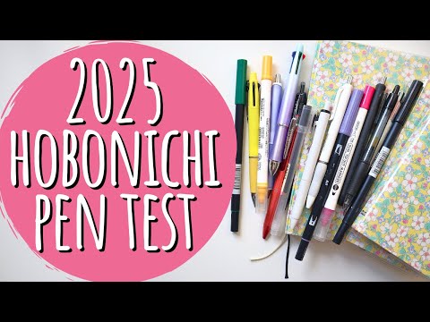 Hobonichi 2025 Pen & Paper Test (😲truly SURPRISING results!!)