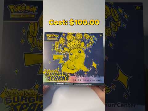 I Open a Surging Sparks Pokemon Center ETB