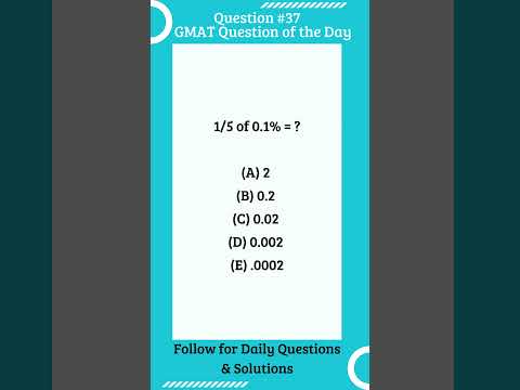 GMAT Question #gmat#gmatfocus #gmatprep  #shorts #maths #exam#gmatproblemsolving #onlinetutor