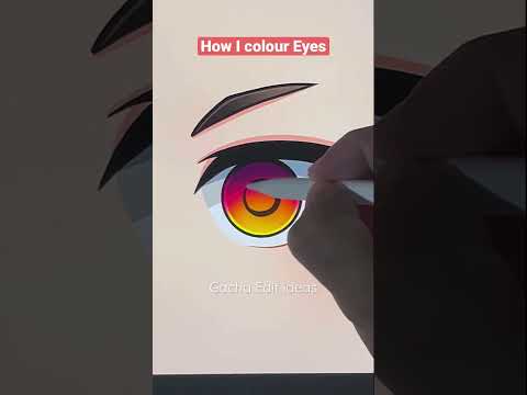 How I colour Anime Eyes 🎨