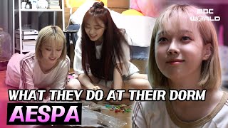 [C.C] Let's look around Aespa's dorm💕 What they do at their free time? #aespa