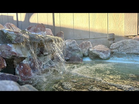 Soothing Sounds of Relaxing Backyard Waterfall