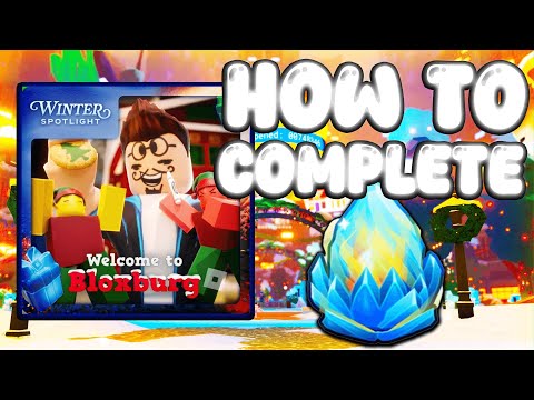 How to Complete BLOXBURG Winter Spotlight! Roblox Event