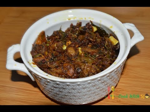 Simple Mushroom Pepper Fry Recipe | How To Make Mushroom Pepper Fry | SJ Kitchen