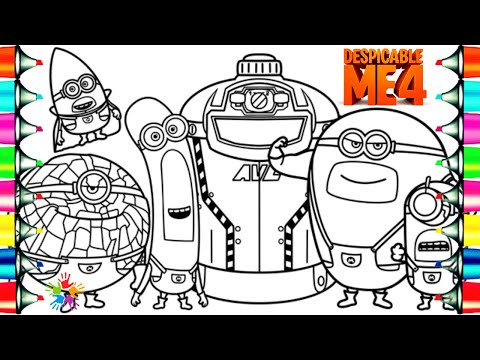 Despicable Me 4 / Mega Minions Coloring Pages / NCS Music